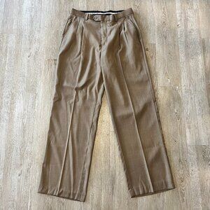Mens Silversilk Brown / Tan Dress Pants - 34/34